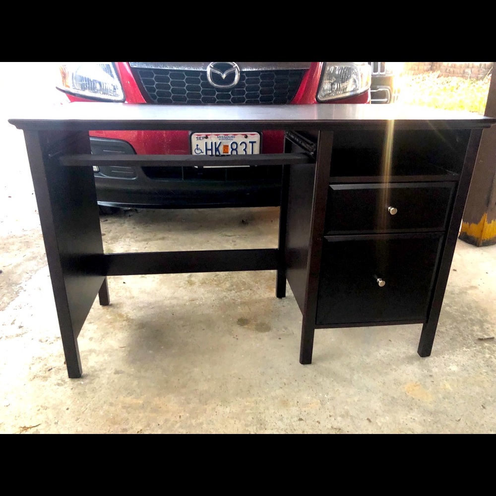 Dark brown desk